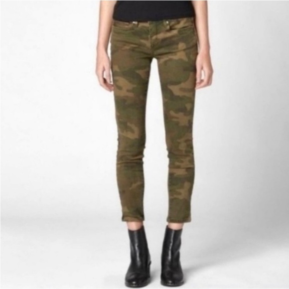 Blank NYC Revolve The Reade Crop Camo Camouflage Skinny Jeans Pants Size 30 - Picture 14 of 15